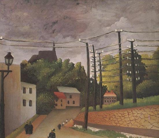 Henri Rousseau View of Malakoff oil painting image